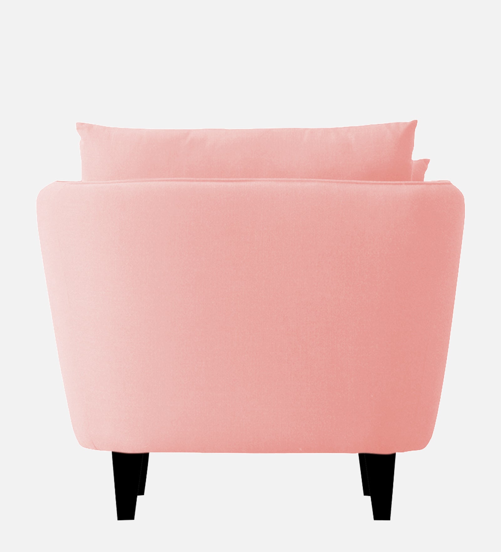 Norway Velvet 1 Seater Sofa In Millennial Pink Colour