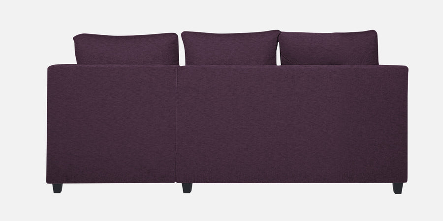 Nebula Fabric Lhs Sectional Sofa 2 Lounger In Greek Purple Colour - Febonic Living