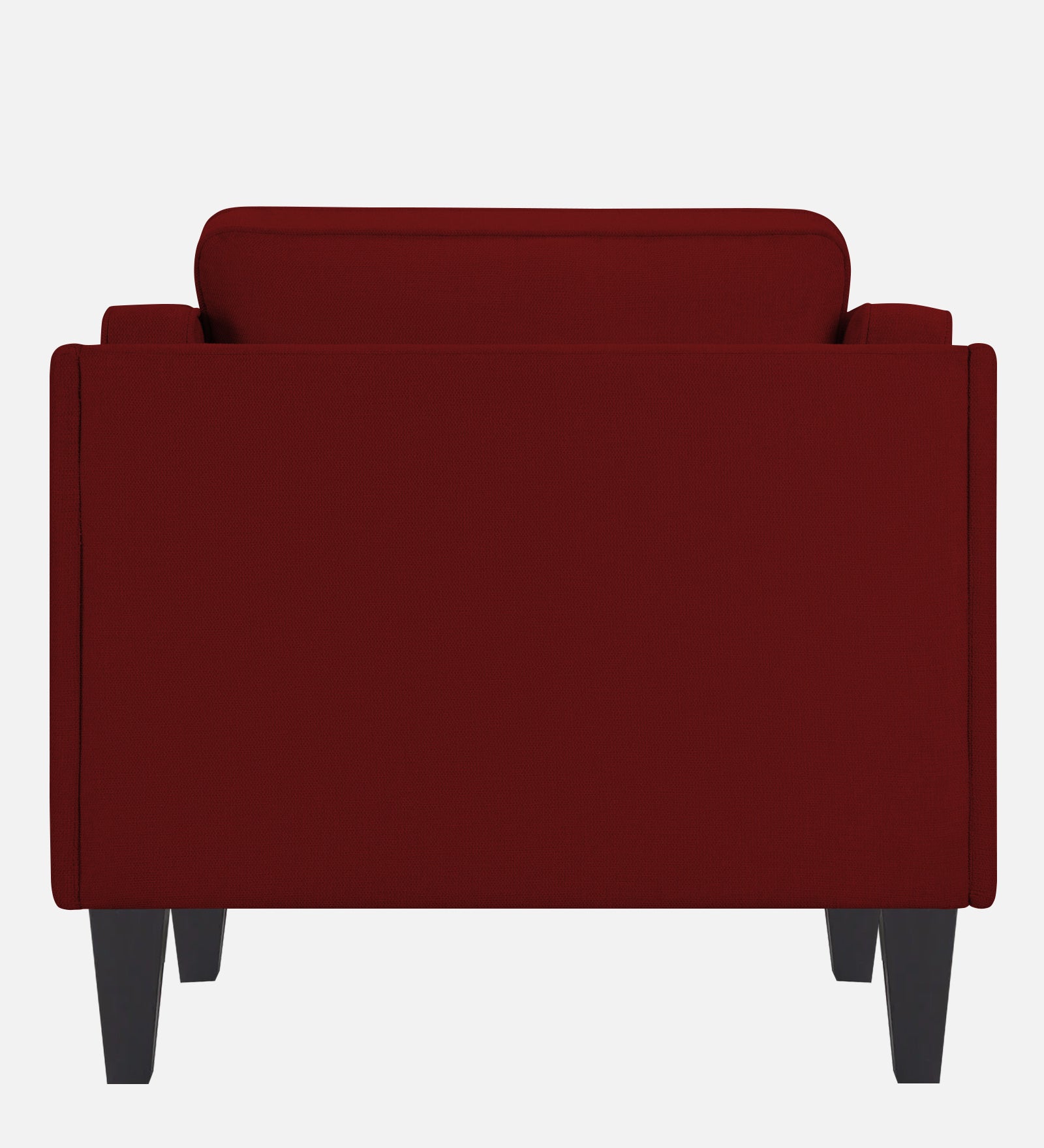 Siddy Fabric 1 Seater Sofa in Blood Maroon Colour