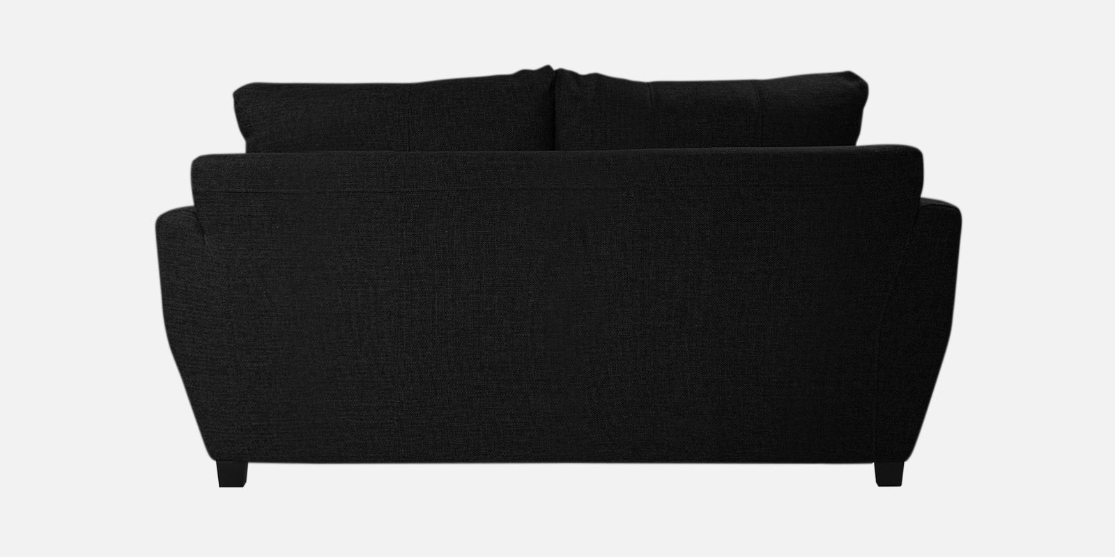 Mario Fabric 2 Seater Sofa in Zed Black Colour