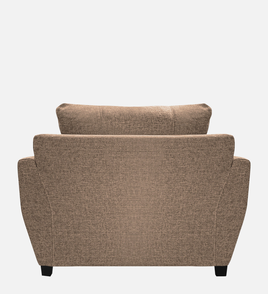 Mario Fabric 1 Seater Sofa In Cookie Beige Colour - Febonic Living