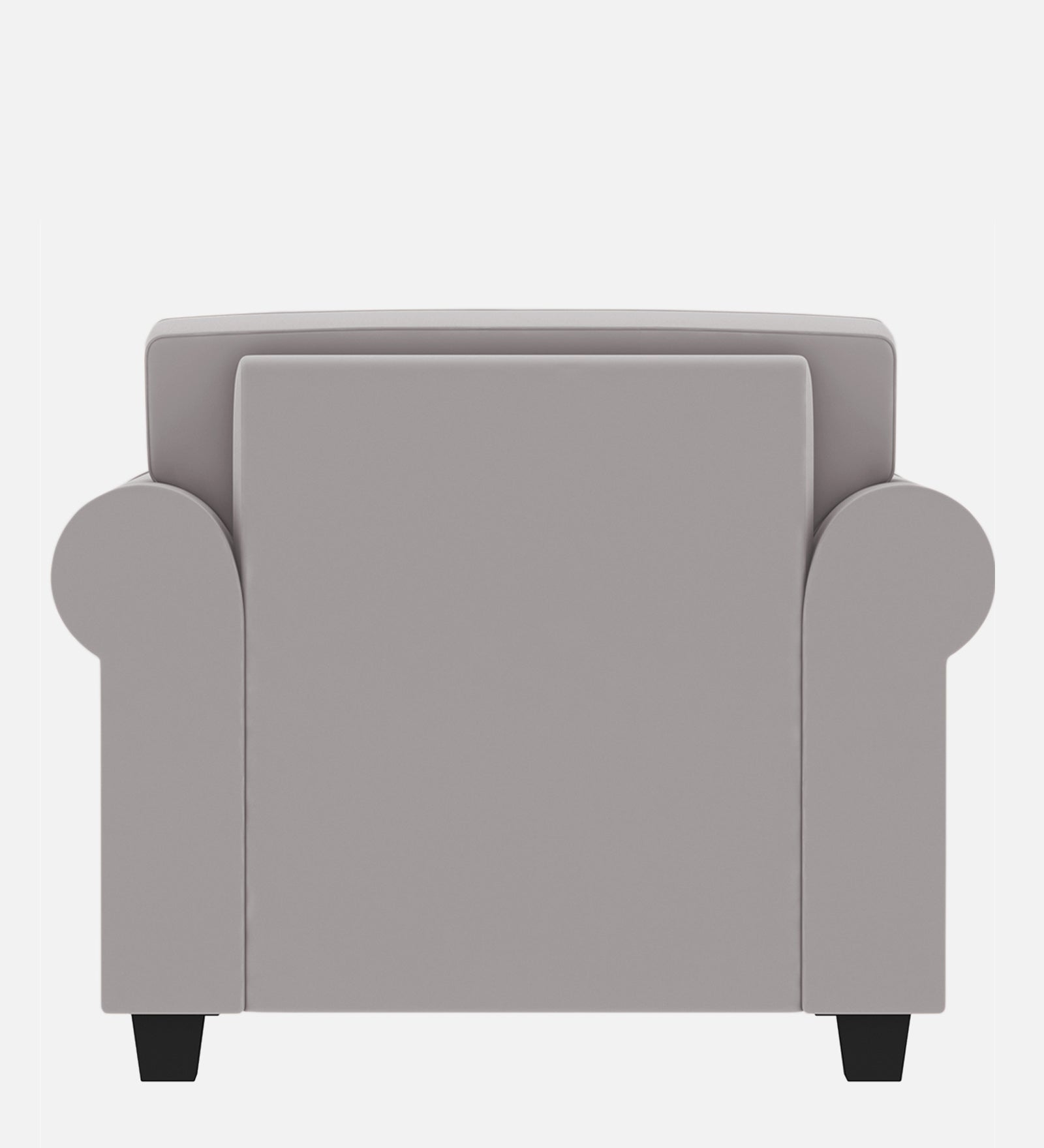 Numonk Velvet 1 Seater Sofa in light grey Colour