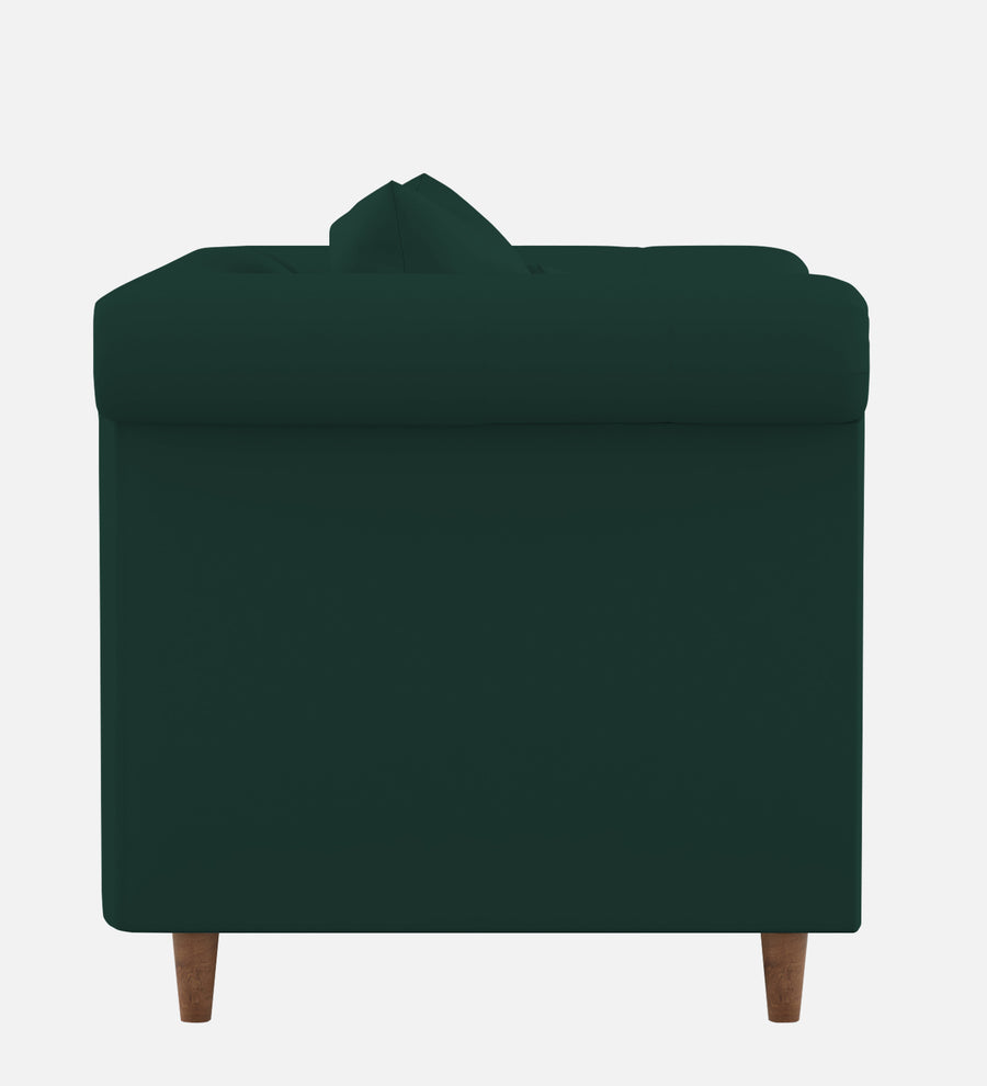 Rubi Velvet 1 Seater Sofa In Forest Green Colour - Febonic Living