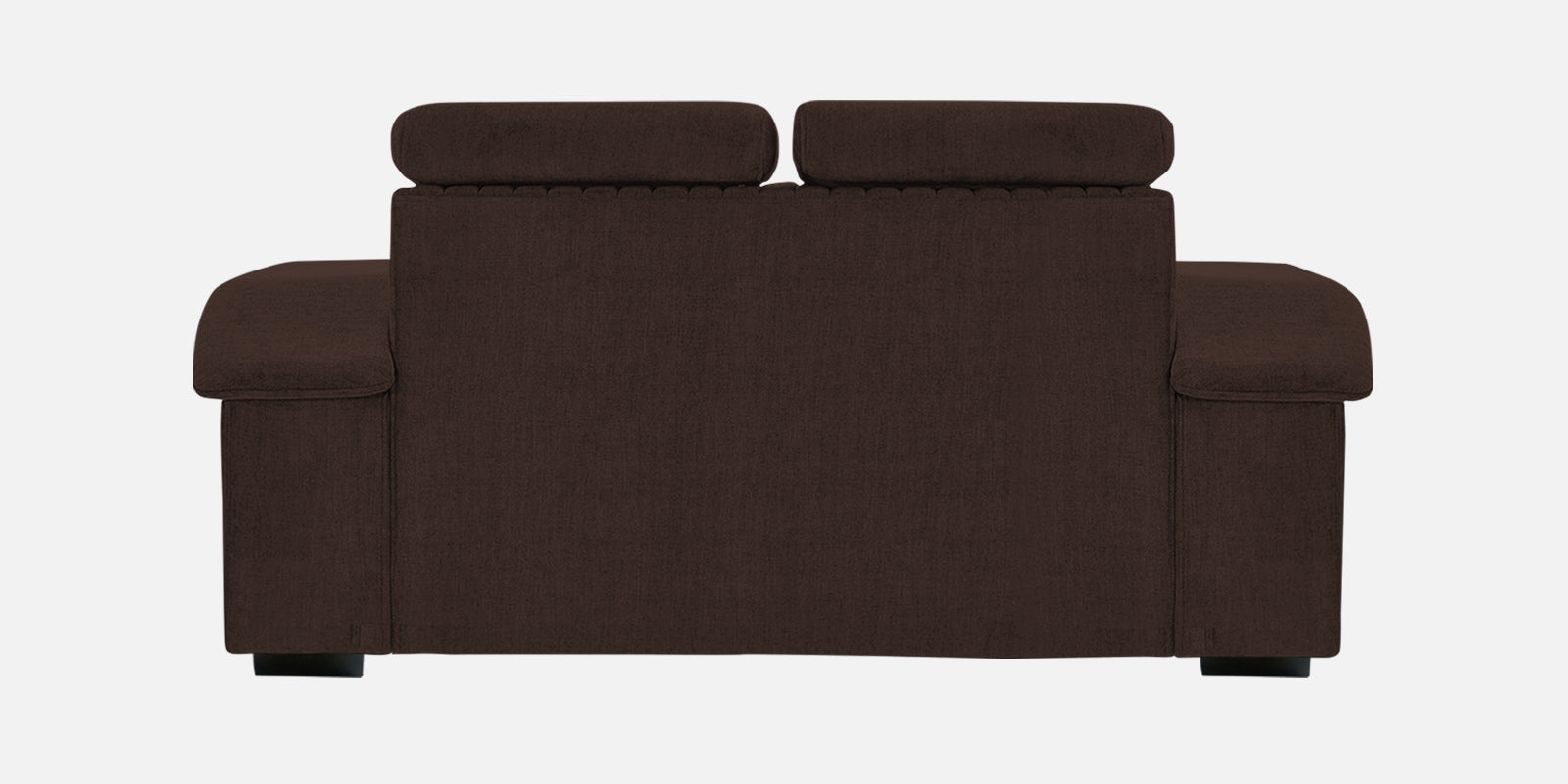 Draco Fabric 2 Seater Sofa In Coffee Brown Colour