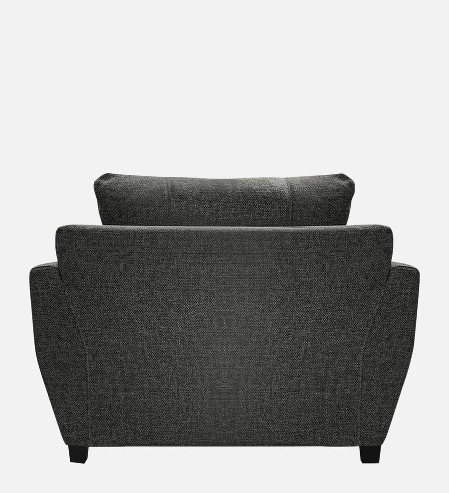 Mario Fabric 1 Seater Sofa In Charcoal Grey Colour - Febonic Living