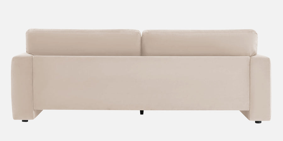 Kosta Velvet 3 Seater Sofa In Camel Beige Colour - Febonic Living