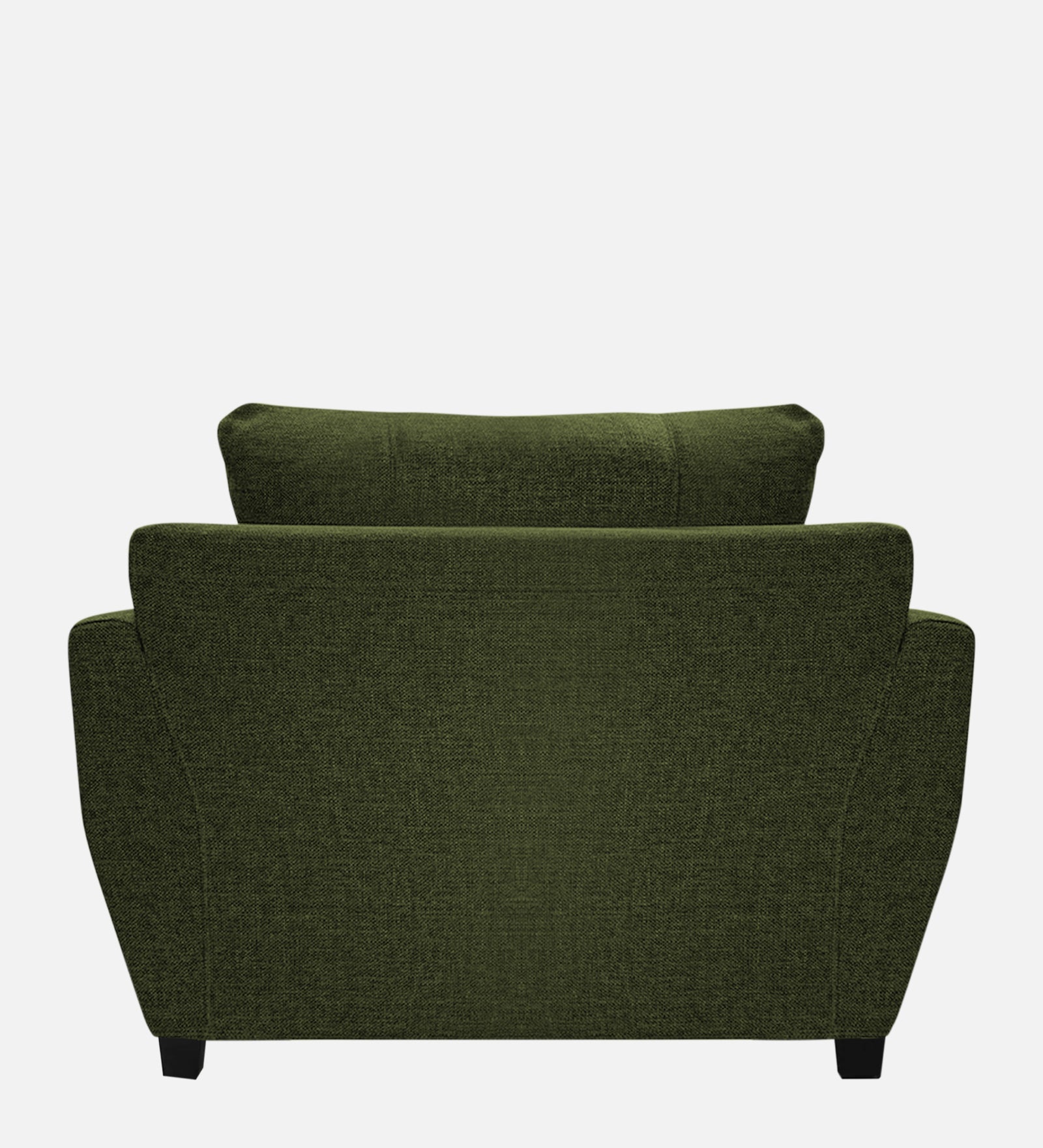 Mario Fabric 1 Seater Sofa in Olive Green Colour