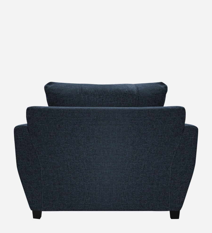 Mario Fabric 1 Seater Sofa In Denim Blue Colour - Febonic Living