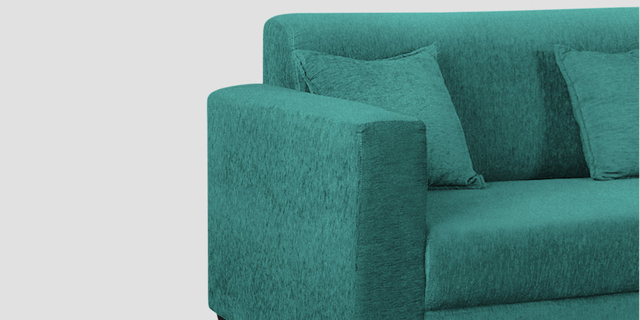 Nebula Fabric 2 Seater Sofa In Sea Green Colour - Febonic Living