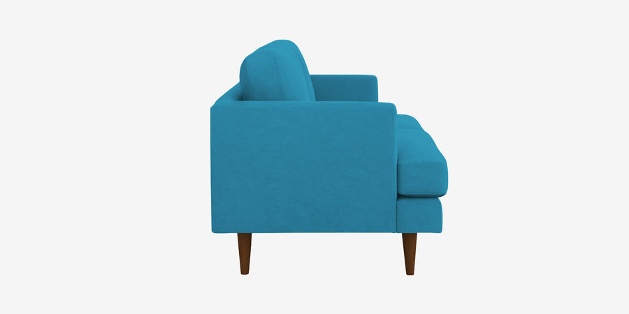 Motra Velvet 2 Seater Sofa In Aqua Blue Colour - Febonic Living