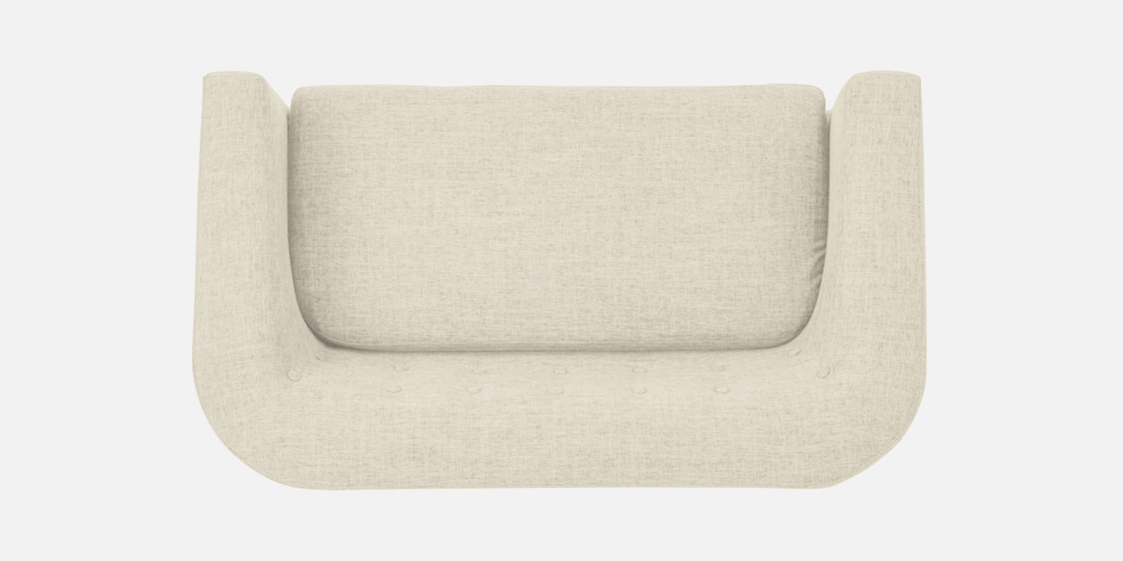 Casper Fabric 2 Seater Sofa in Ivory Cream Colour