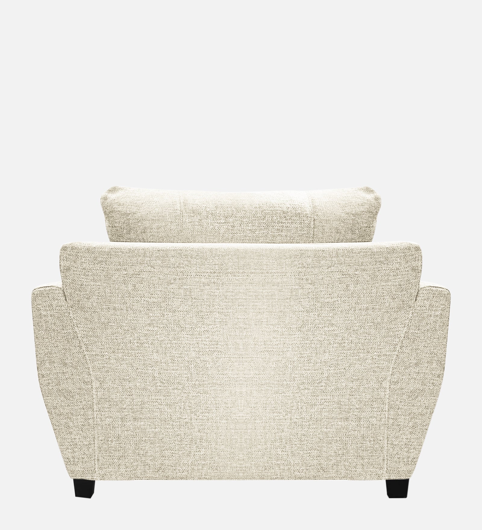 Mario Fabric 1 Seater Sofa in Ivory Cream Colour