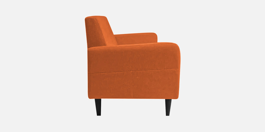 Marq Fabric 3 Seater Sofa In Vivid Orange Colour - Febonic Living