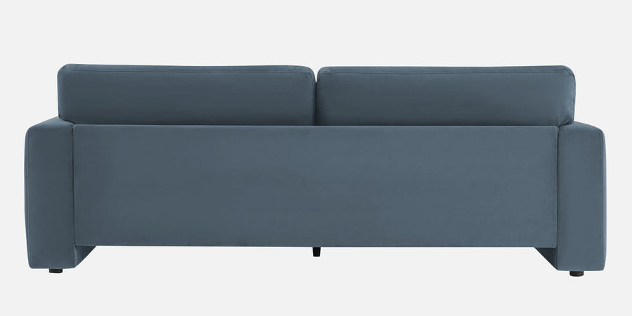 Kosta Velvet 3 Seater Sofa In Oxford Blue Colour - Febonic Living