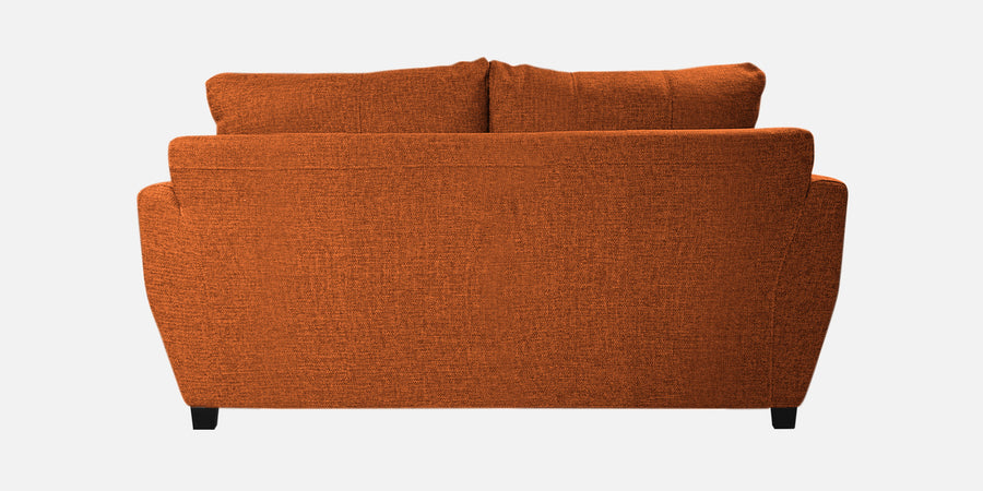 Mario Fabric 2 Seater Sofa In Vivid Orange Colour - Febonic Living