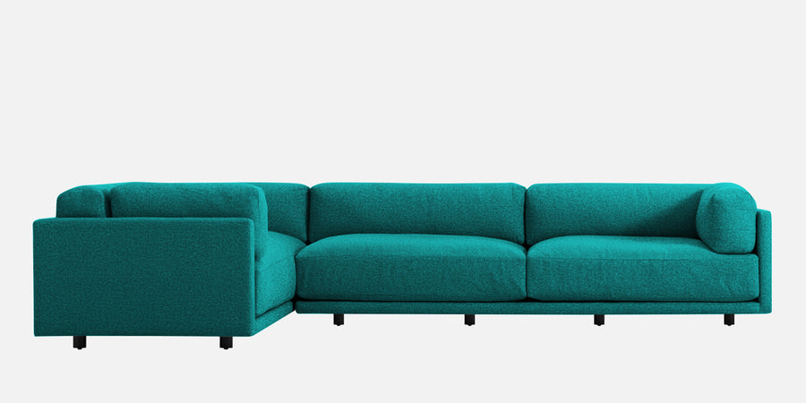 Nixon Fabric 6 Seater Rhs Corner Sofa In Sea Green Colour - Febonic Living
