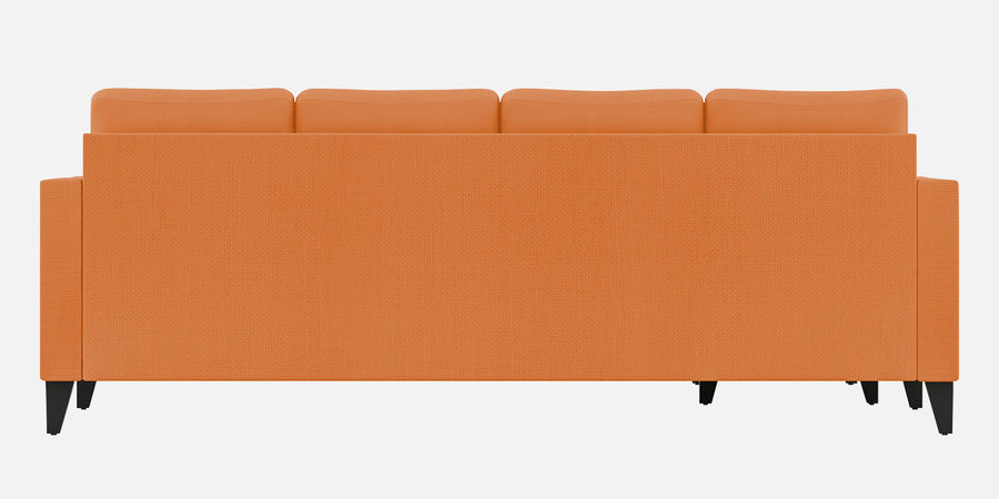 Nori Fabric Rhs Sectional Sofa 3 Lounger In Dark Orange Colour - Febonic Living