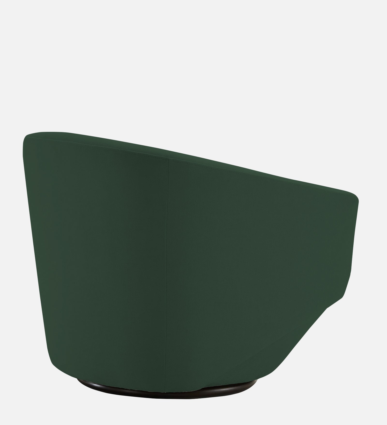 Haddie Velvet Swivel Chair in Amazon Green Colour