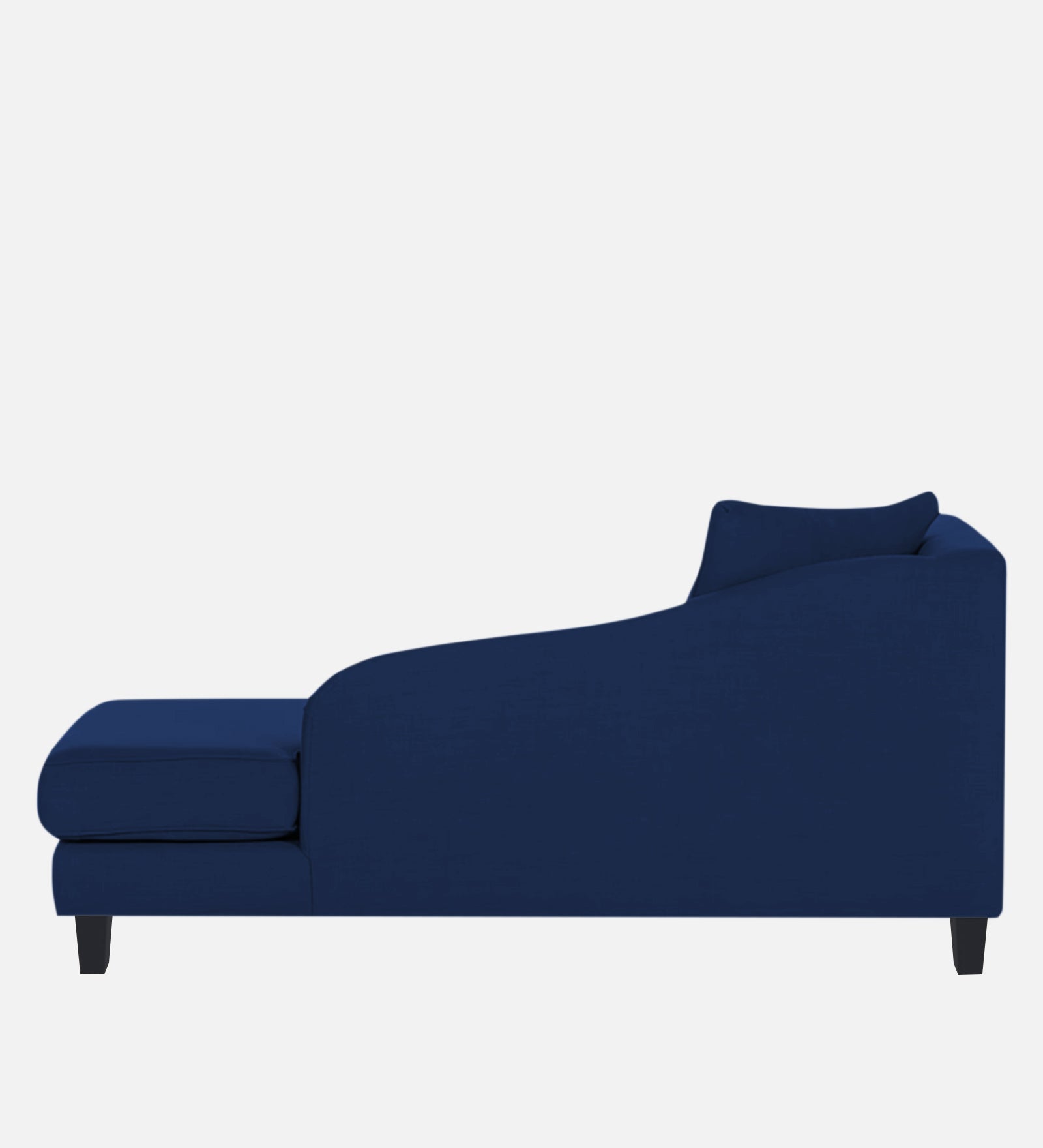 Louis Fabric LHS Chaise Lounger In Royal blue Colour