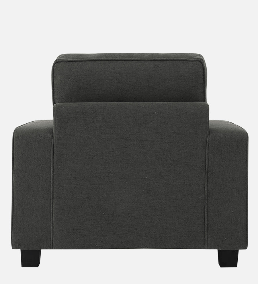 Ladybug Fabric 1 Seater Sofa In Charcoal Grey Colour - Febonic Living