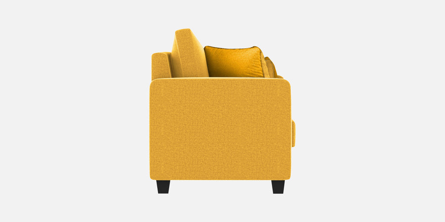 Nabi Fabric 3 Seater Sofa In Bold Yellow Colour - Febonic Living
