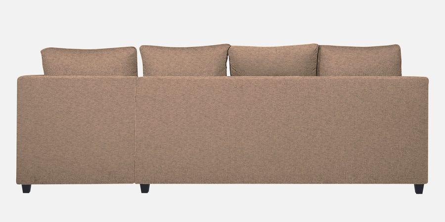 Nebula Fabric Lhs Sectional Sofa 3 Lounger In Cookie Beige Colour - Febonic Living