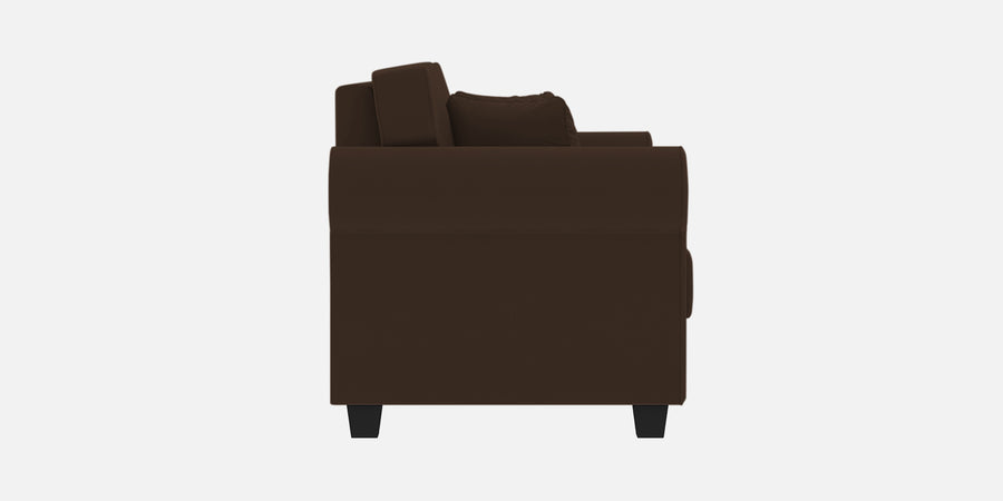 Numonk Velvet 2 Seater Sofa In Chocolate Brown Colour - Febonic Living
