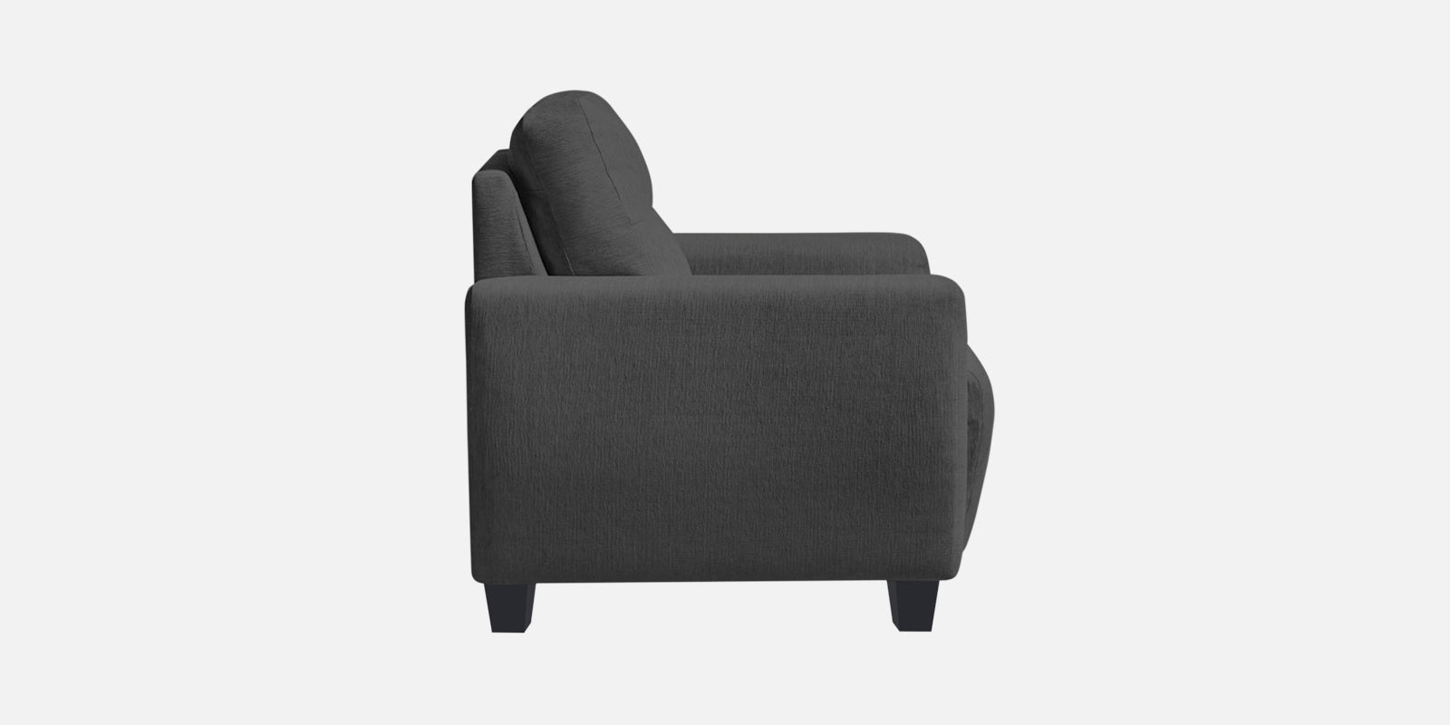 Bakadi Fabric 2 Seater Sofa in Charcoal Grey Colour