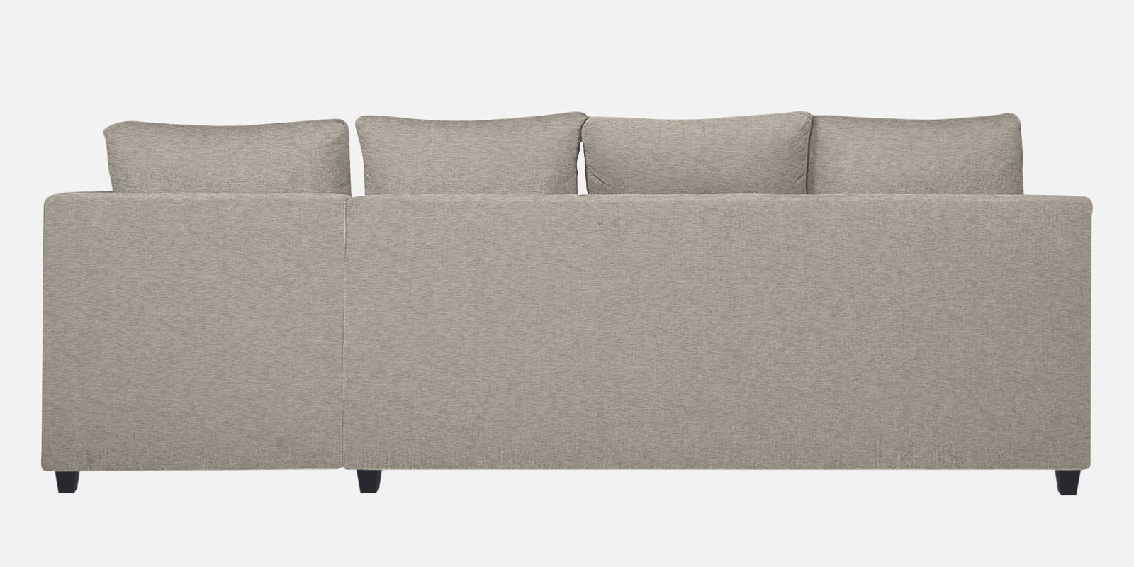 Nebula Fabric LHS Sectional Sofa (3+Lounger) in Lit Grey Colour