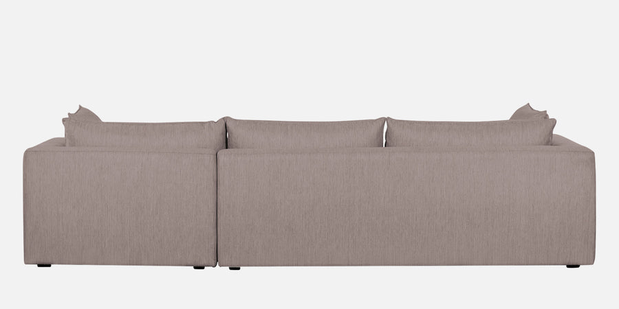 Ziggy Fabric Rhs Sectional Sofa 3 Lounger In Almond Beige Colour - Febonic Living