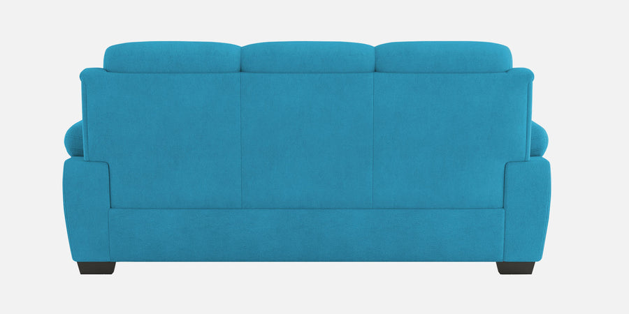 Cantaberry Velvet 3 Seater Sofa In Aqua Blue Colour - Febonic Living