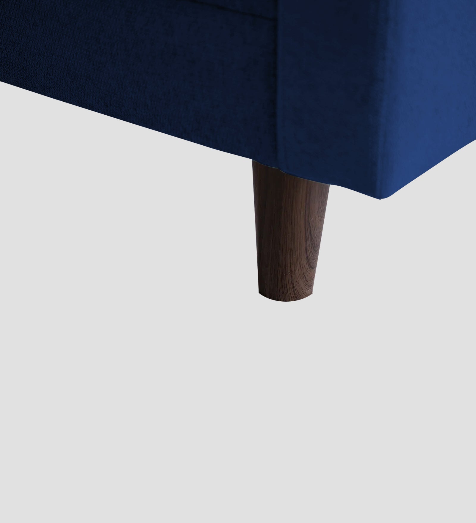 Noha Fabric 1 Seater Sofa In  Royal Blue Colour - Febonic Living