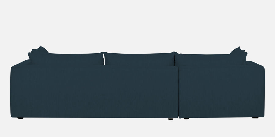 Ziggy Fabric Lhs Sectional Sofa 3 Lounger In Cool Blue Colour - Febonic Living