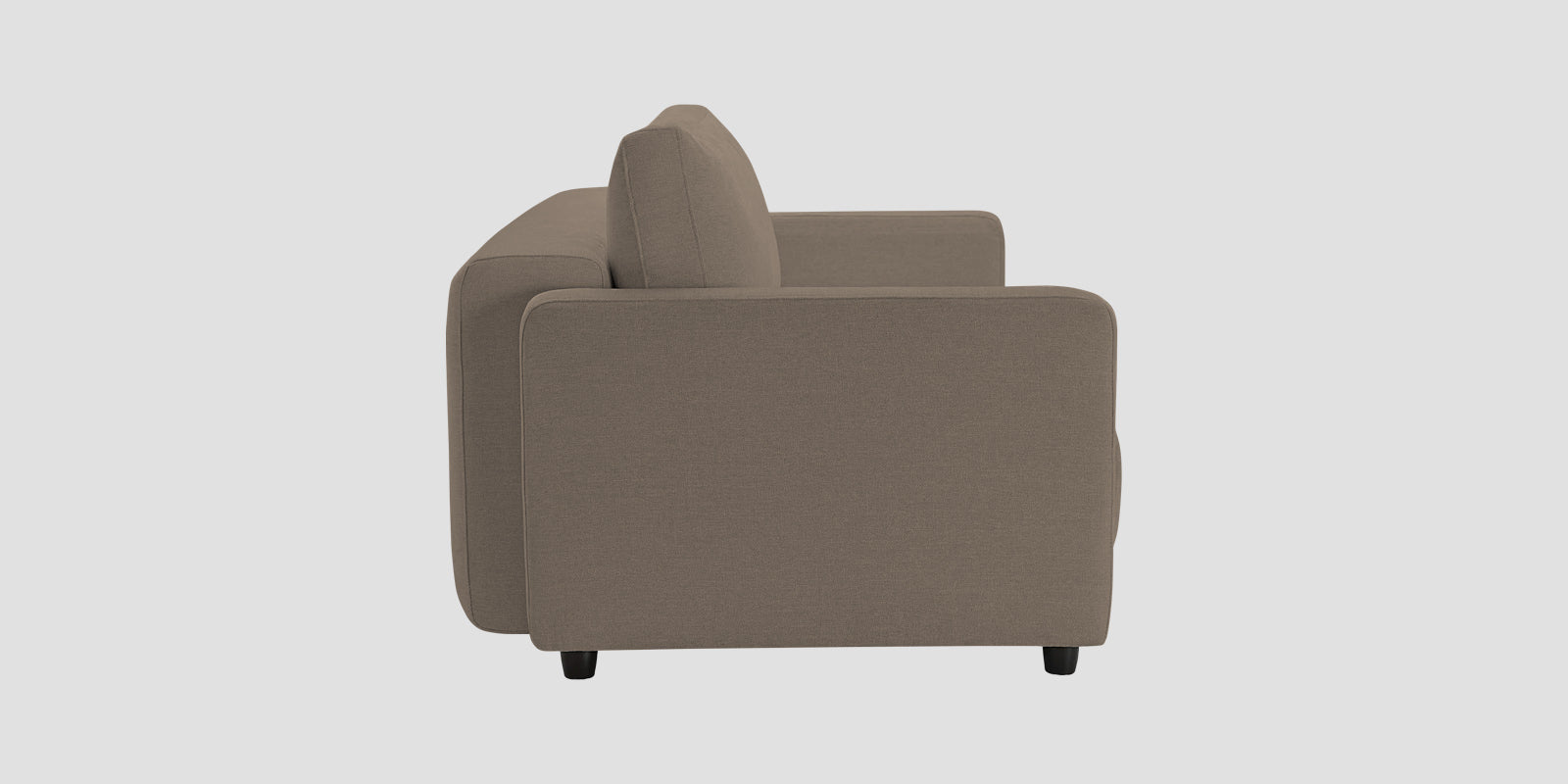 Leora Fabric 3 Seater Convertible Sofa Cum Bed In Hazel Beige Colour - Febonic Living