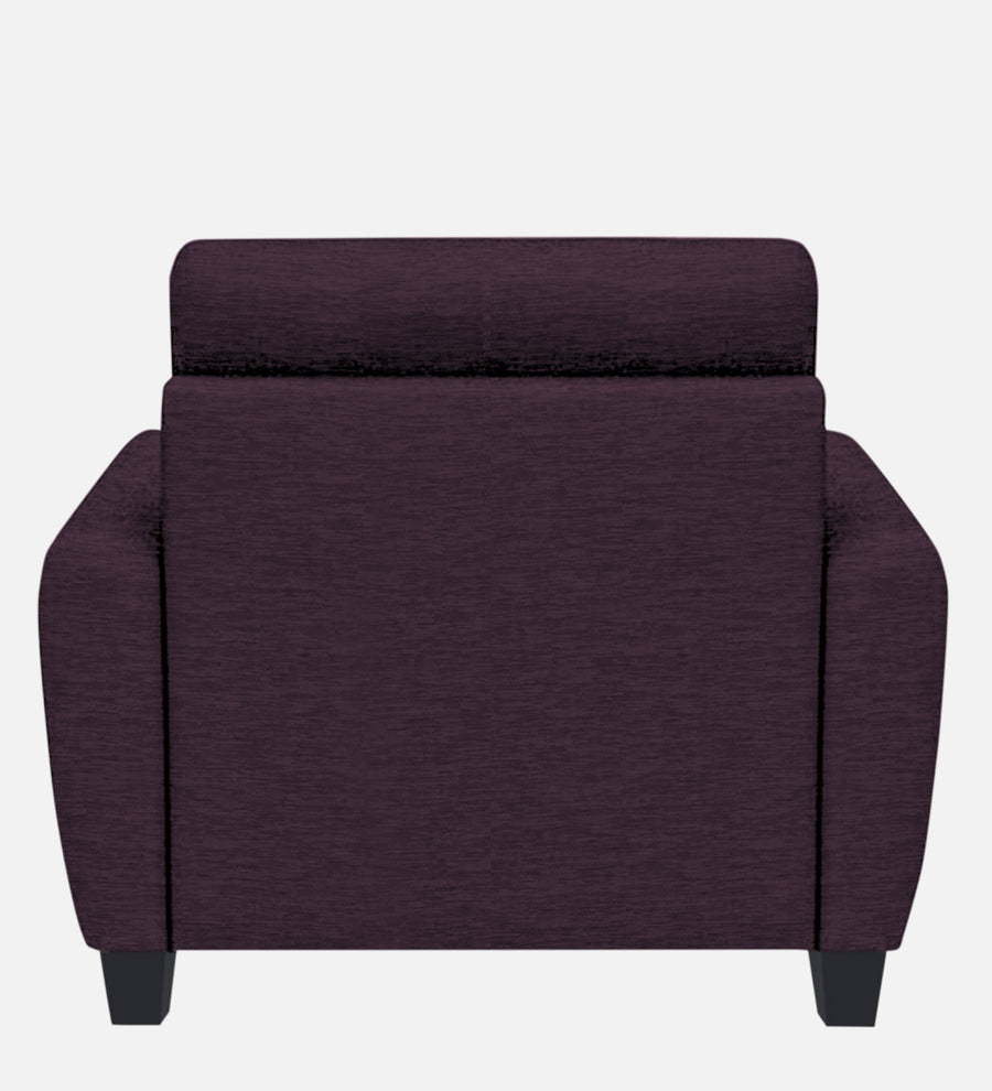 Bakadi Fabric 1 Seater Sofa In Greek Purple Colour - Febonic Living