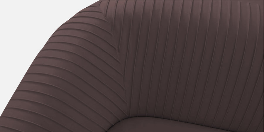 Yara Velvet Fabric 2 Seater Sofa In Mocha Brown Colour - Febonic Living