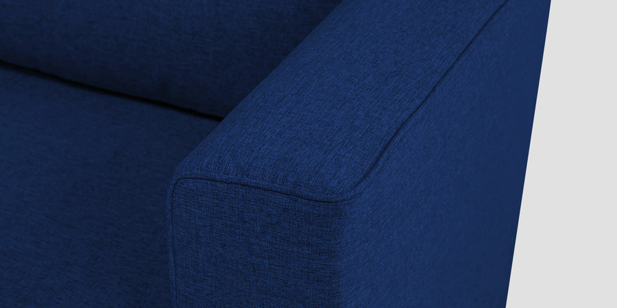Kenia Fabric 2 Seater Foldable Sofa Cum Bed In Royal Blue Colour - Febonic Living
