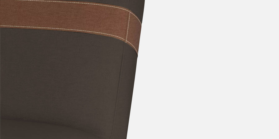 Vedan Fabric 3 Seater Convertible Sofa Cum Bed In Caspa Brown Colour - Febonic Living