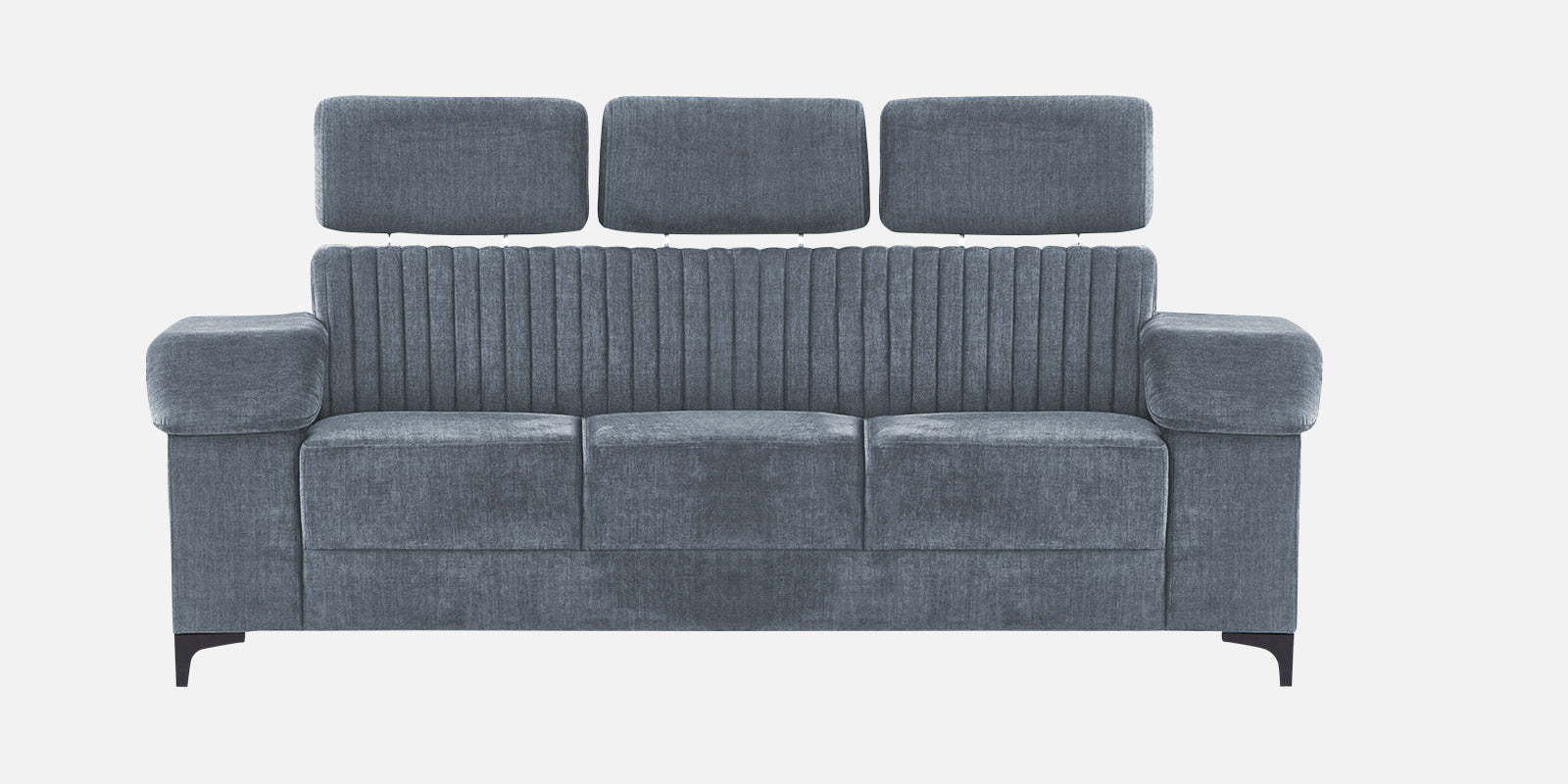 Draco Fabric 3 Seater Sofa in Indigo Blue Colour