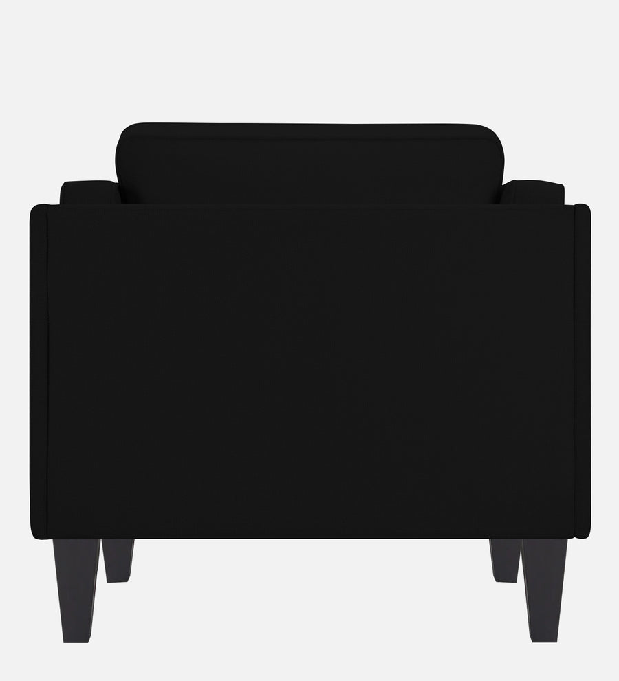 Siddy Fabric 1 Seater Sofa In Zed Black Colour - Febonic Living