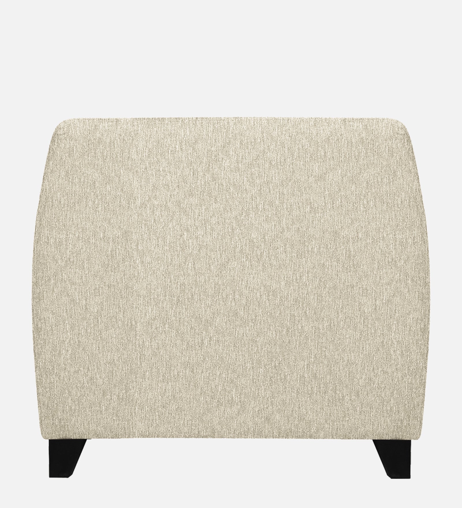 Melaan Fabric 1 Seater Sofa In Ivory cream Colour