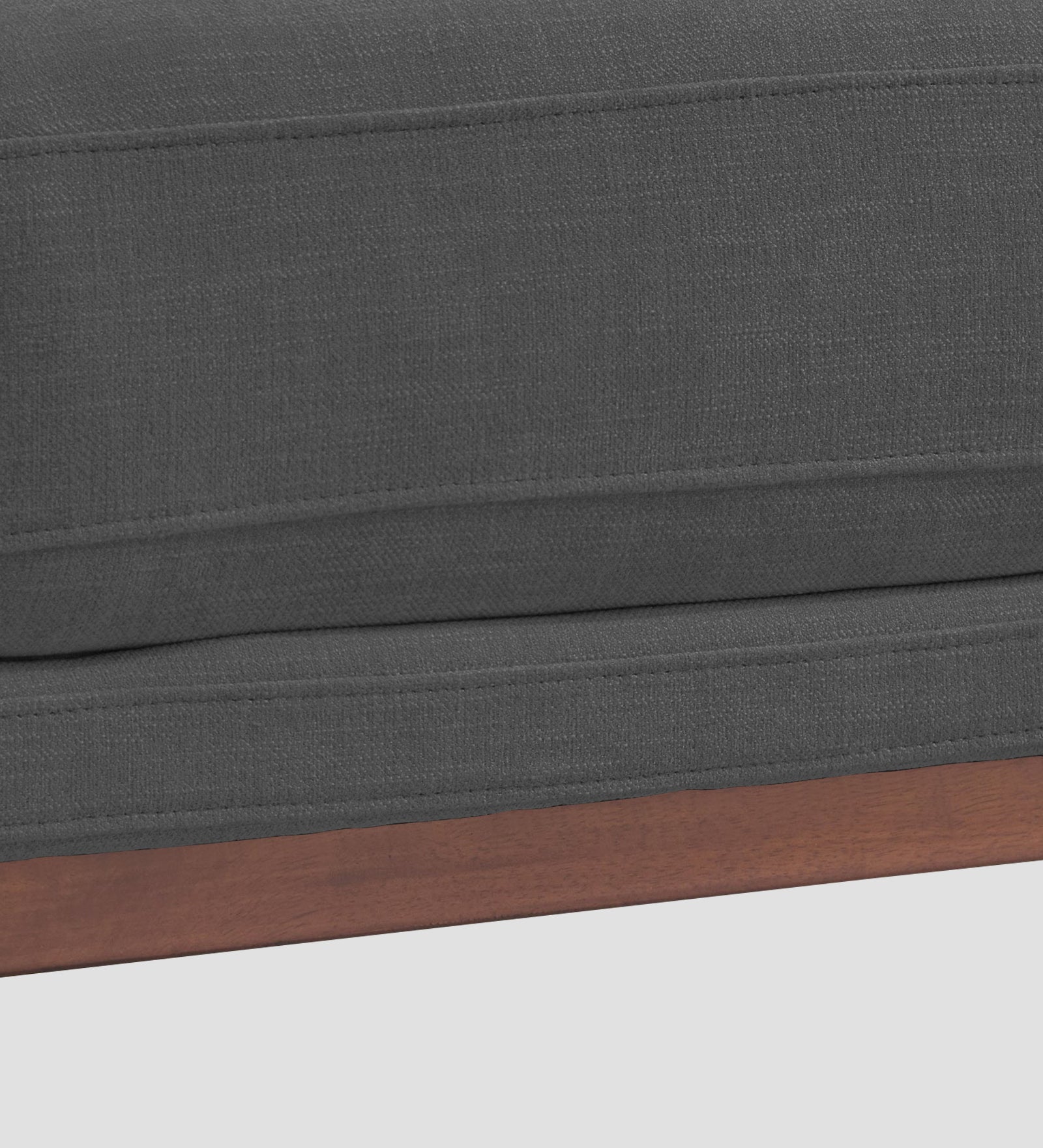 Borry Fabric 1 Seater Sofa in Stone Grey Colour - Febonic Living
