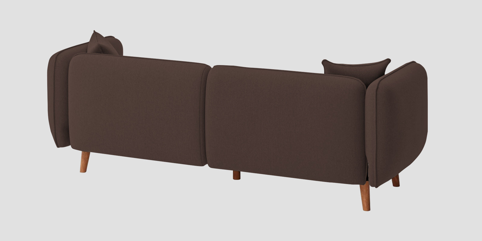 Reva Fabric 3 Seater Sofa In Caramel Brown Colour - Febonic Living