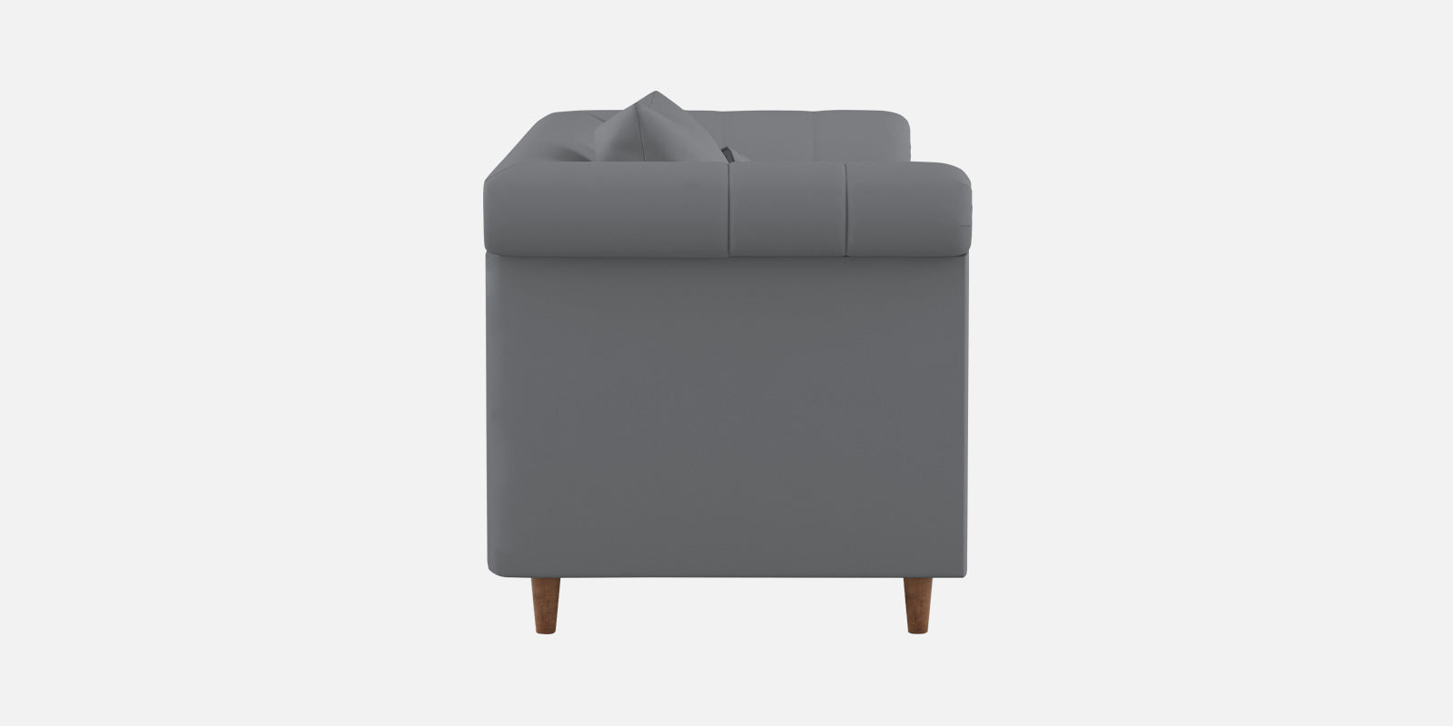 Rubi Velvet 3 Seater Sofa in Pubble Grey Colour