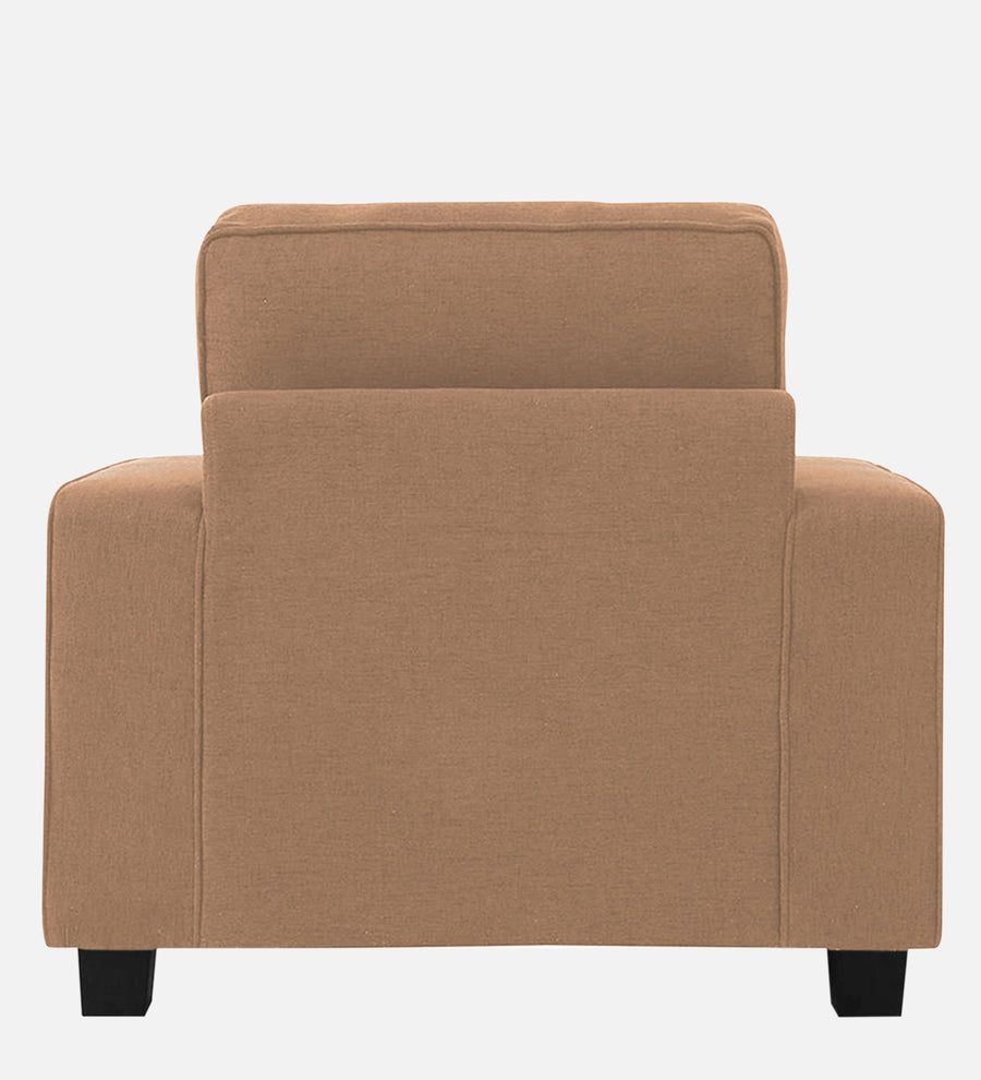 Ladybug Fabric 1 Seater Sofa In Cosmic Beige Colour - Febonic Living