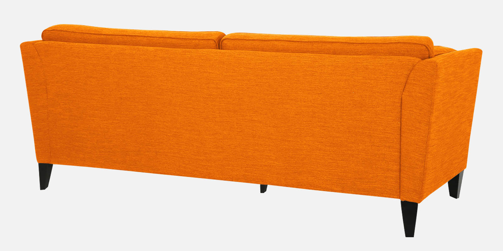 Nigar Fabric 3 Seater Sofa in Vivid Orange Colour