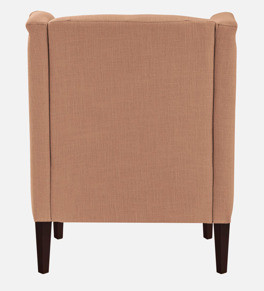 Deyuk Fabric Wing Chair In Cosmic Beige Colour - Febonic Living