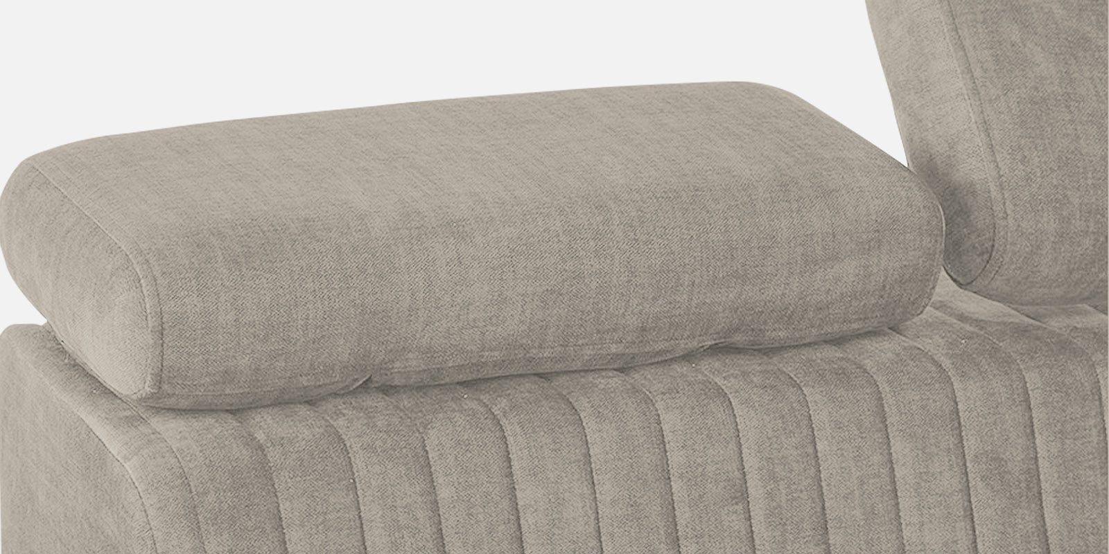 Draco Fabric 6 Seater Corner Sofa In Ash Grey Colour - Febonic Living