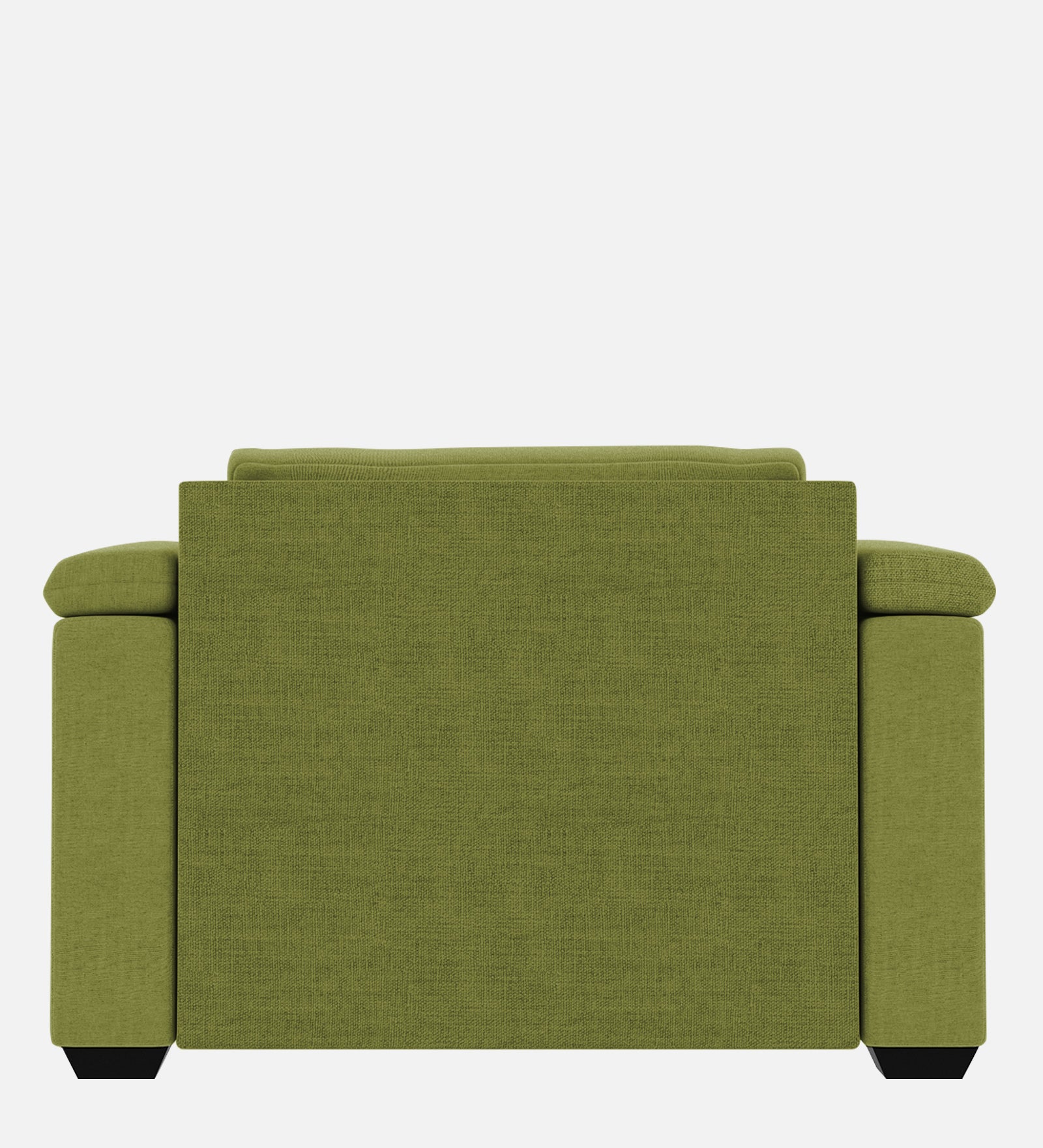 Andry Fabric 1 Seater Sofa in Lime Green Colour