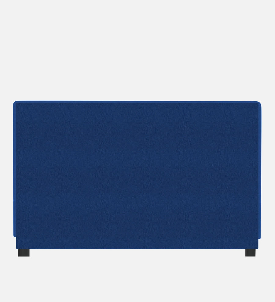 Alisha Leatherette King Size Bed In Blue Colour - Febonic Living